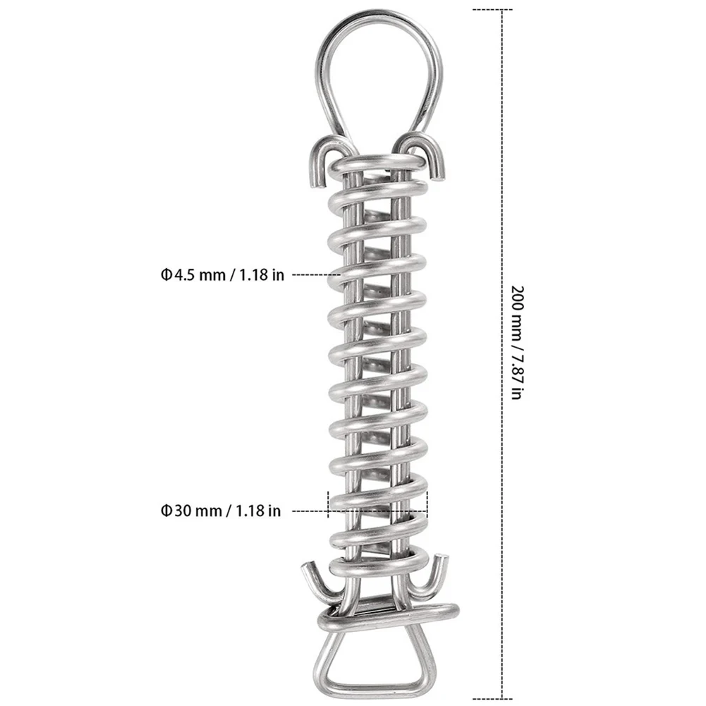 

Swimming Pool Cover Stainless Steel Spring With Stopper D Ring And Spring Cover For Loop-loc/Raynor/GLI/Meyco/Latham
