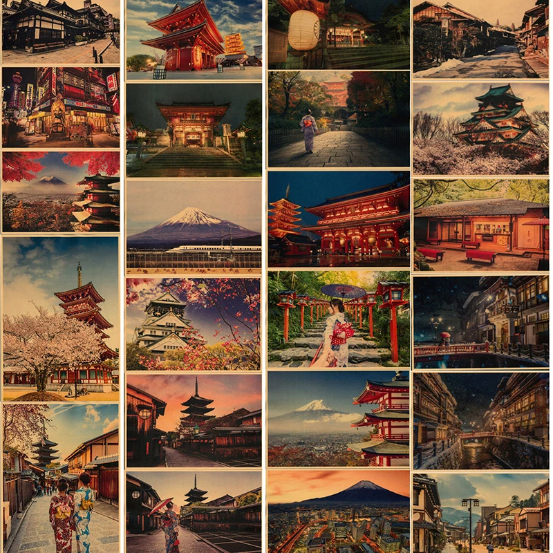 

Japanese Sushi Food Stickers And Wind Izakaya Decorative Painting Poster Wallpaper Midnight Food Store Mural Living Room