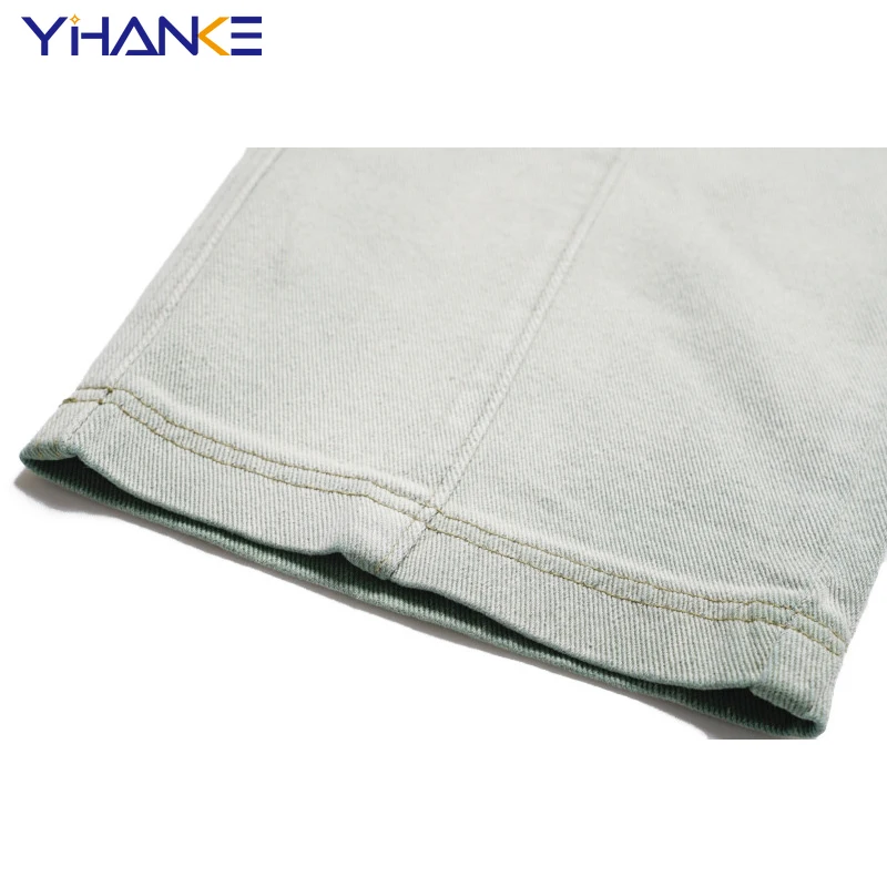 High Street Trend Retro Heavy Washed Gradient Y2k Jeans Loose Straight Street Overalls Trousers Men's and Women's Trend Clothing