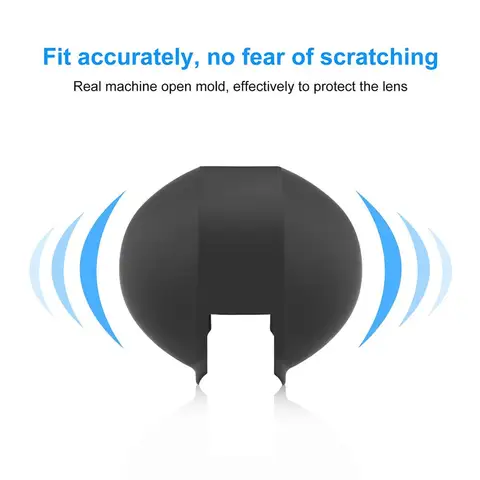 Новый Невидимый защитный силиконовый чехол для объектива для дайвинга Insta360 X3/X4, защитная крышка для объектива Pleochroic, аксессуары для экшн-камер G1B0