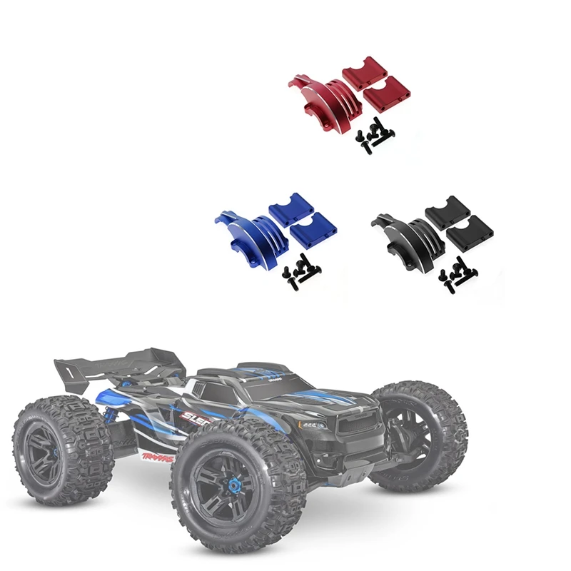 Алюминиевые центральные дифференциальные крепления Diff Cover 9584 для 1/8 Traxxas Sledge 95076-4