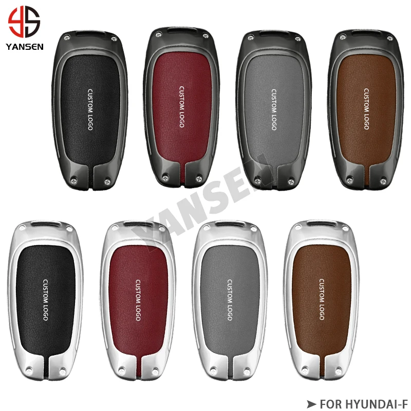 

Роскошный дизайн 2023, кожаный автомобиль, искусственная кожа для Hyundai Sonata Nexo DN8 Santa Tucson NX4, аксессуары, брелок