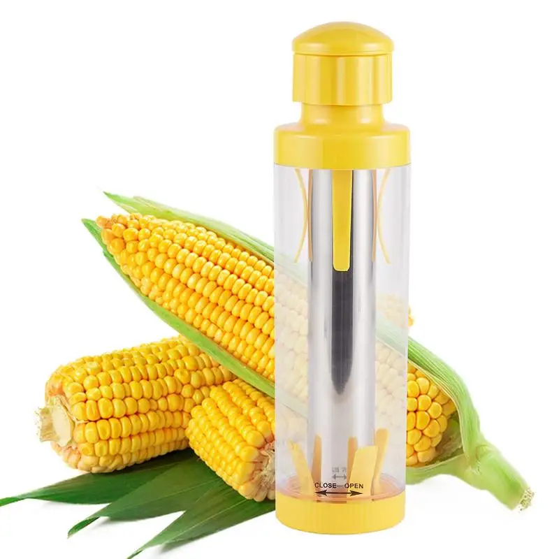 

Corn Stripping Tool Corn Stripper Peeler Cob Cutter Stainless Steel Corn Stripper Peeler With Container Accessories Cob Remover