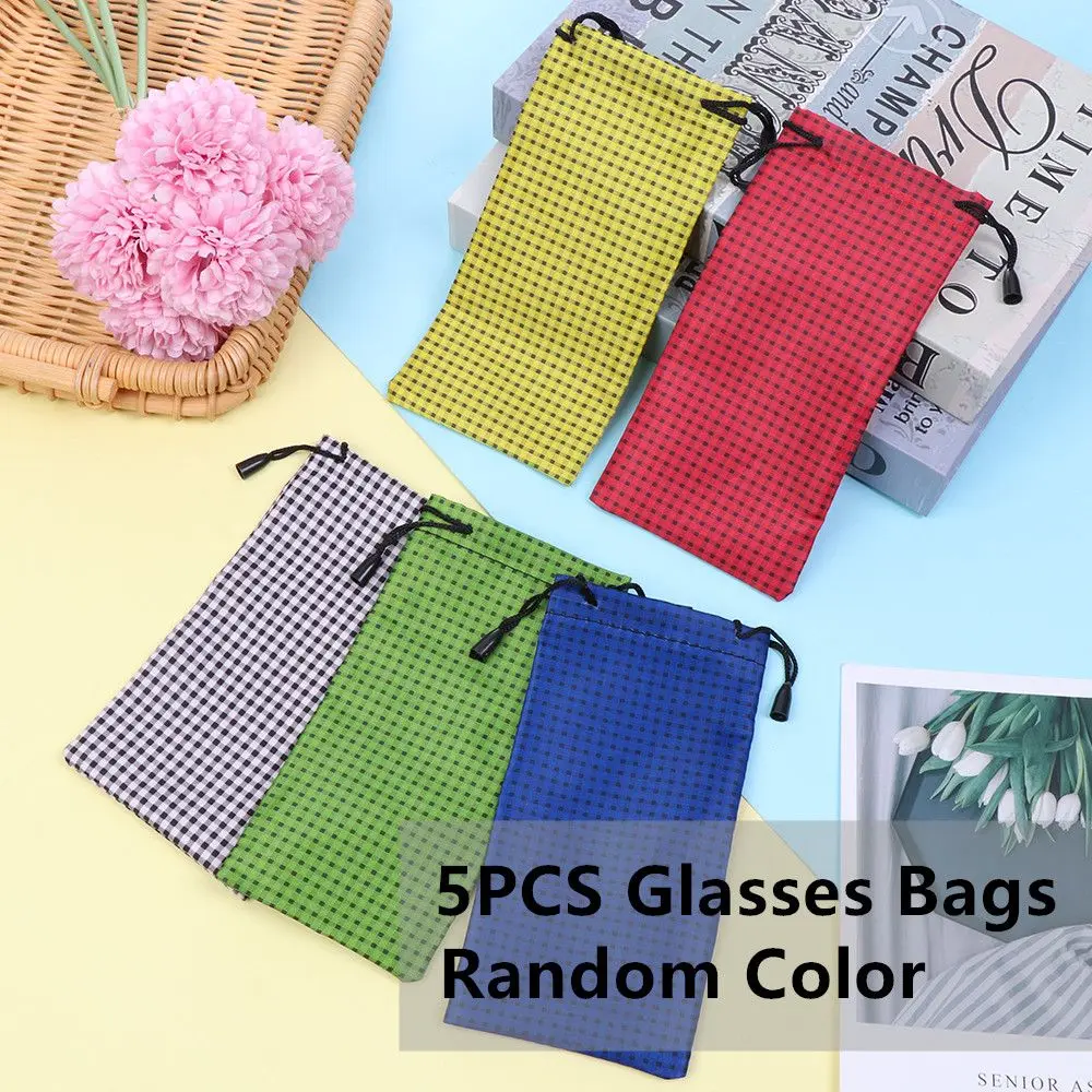 

Модная Водонепроницаемая тканевая портативная разноцветная сумка для очков женская сумка для очков