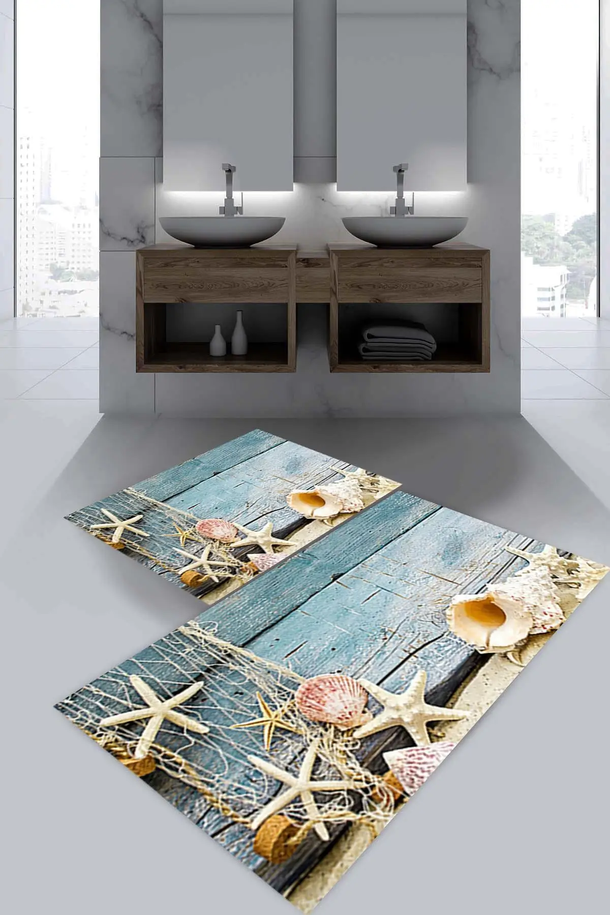 

Sea star bath mat textile home & furniture