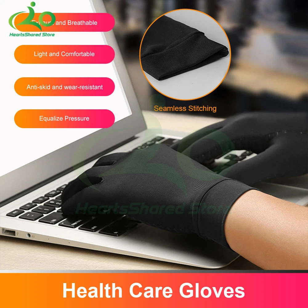 

Universal Copper Fiber Gloves Running Sports Winter Warm Joint Health Silicone Non-slip Sports Riding GlovesFull Finger Gloves