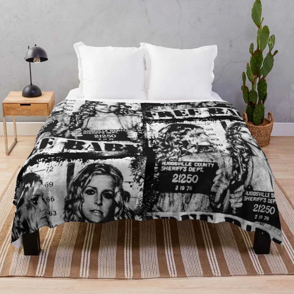

FREE BABY - 3 From Hell - Devils Rejects Throw Blanket cotton knit blanket fur blankets blanket for baby textile for winter home
