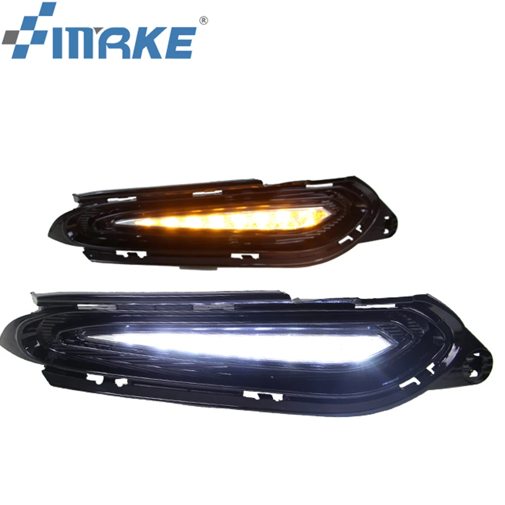 Дневные ходовые огни для Honda HRV HR-V Vezel 2014 2015 2016 2017 2018 12V светодиодный автомобильный дневной свет фар с сигналом поворота включенным.