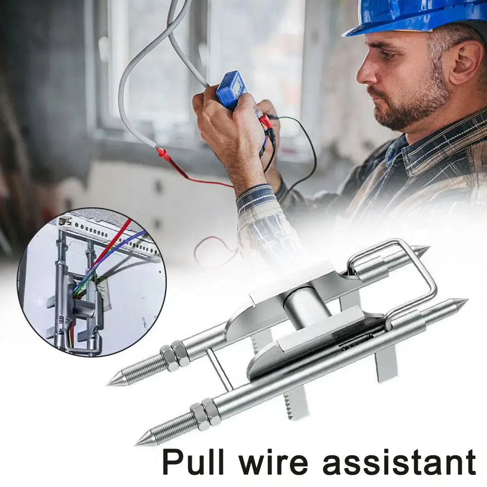 

Professional Cable Pulling Aid Wire Cable Box Pulling Wire Device Threading Fast Electrician Pull Auxiliary Tools Assistant E2U6