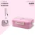 Northern Europe pink single layer   lunch box bag