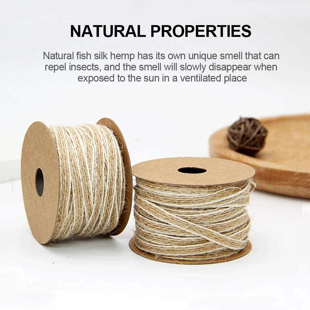 

10M/Roll DIY Ribbon Vintage Jute Burlap Hessian Ribbon DIY Craft Gift Packing Webbing Lace Rustic Wedding Party Decoration