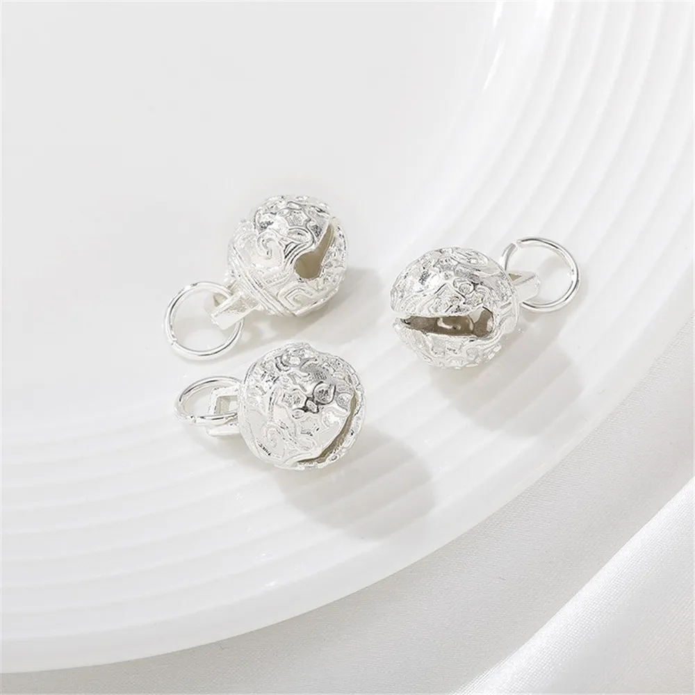 Позолоченный полый колокольчик с головой тигра 14 к Маленькая подвеска ручной