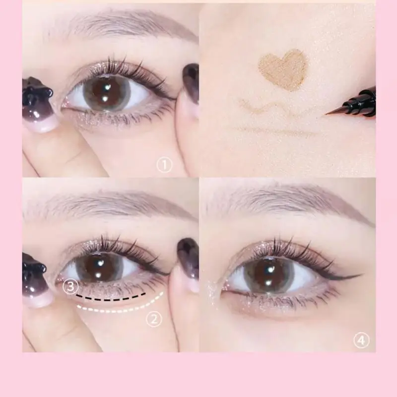 

Smooth Eyeliner For Beginners Quick-drying Waterproof Not Easy To Take Off Makeupand Lying Silkworm Long-lasting Eyeliner Makeup