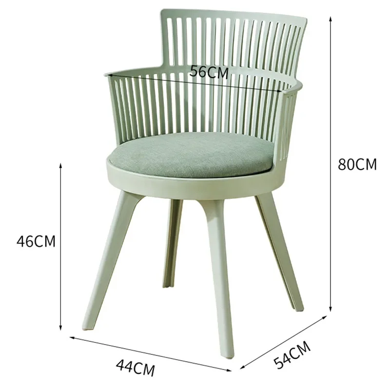 Минималистичный дизайн пластиковый стул для макияжа туалетный столик спальни