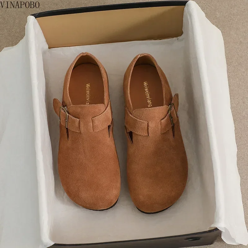 2023 женские туфли на плоской подошве в стиле Mori Girl высокого качества ретро без