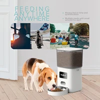4l 6l automatic pet feeder wifi app smart food dispenser for cats dogs timer stainless steel bowl auto pet feeding pet supplies