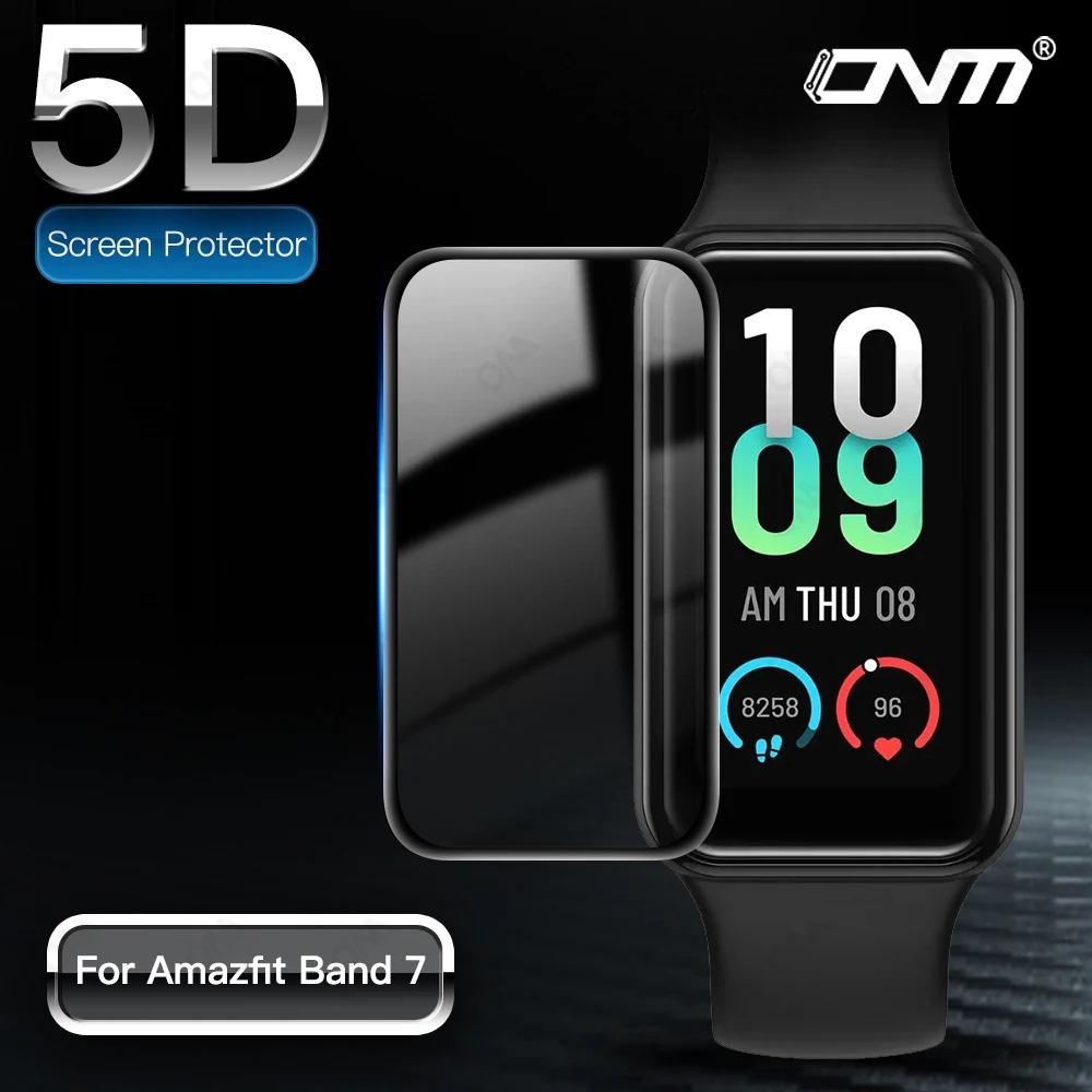 Pellicola Protettiva Per Schermo Intero 5D Per Amazfit Band 7 5 Smart Watch Pellicola Protettiva Hd Antideflagrante Per Amazfit Band 5 7 Non Vetro