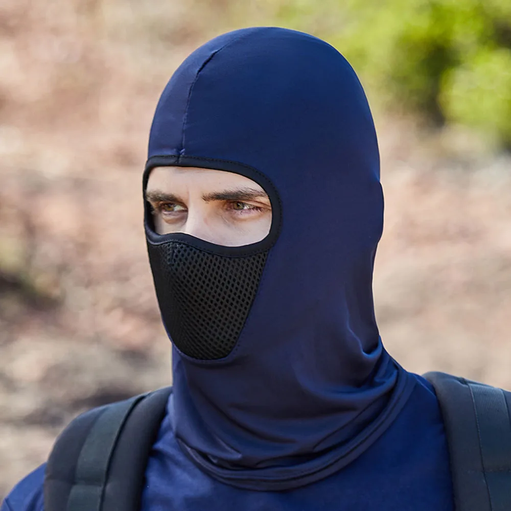 Мужская Черная Балаклава лыжная маска на все лицо мотоциклетная бандана шею