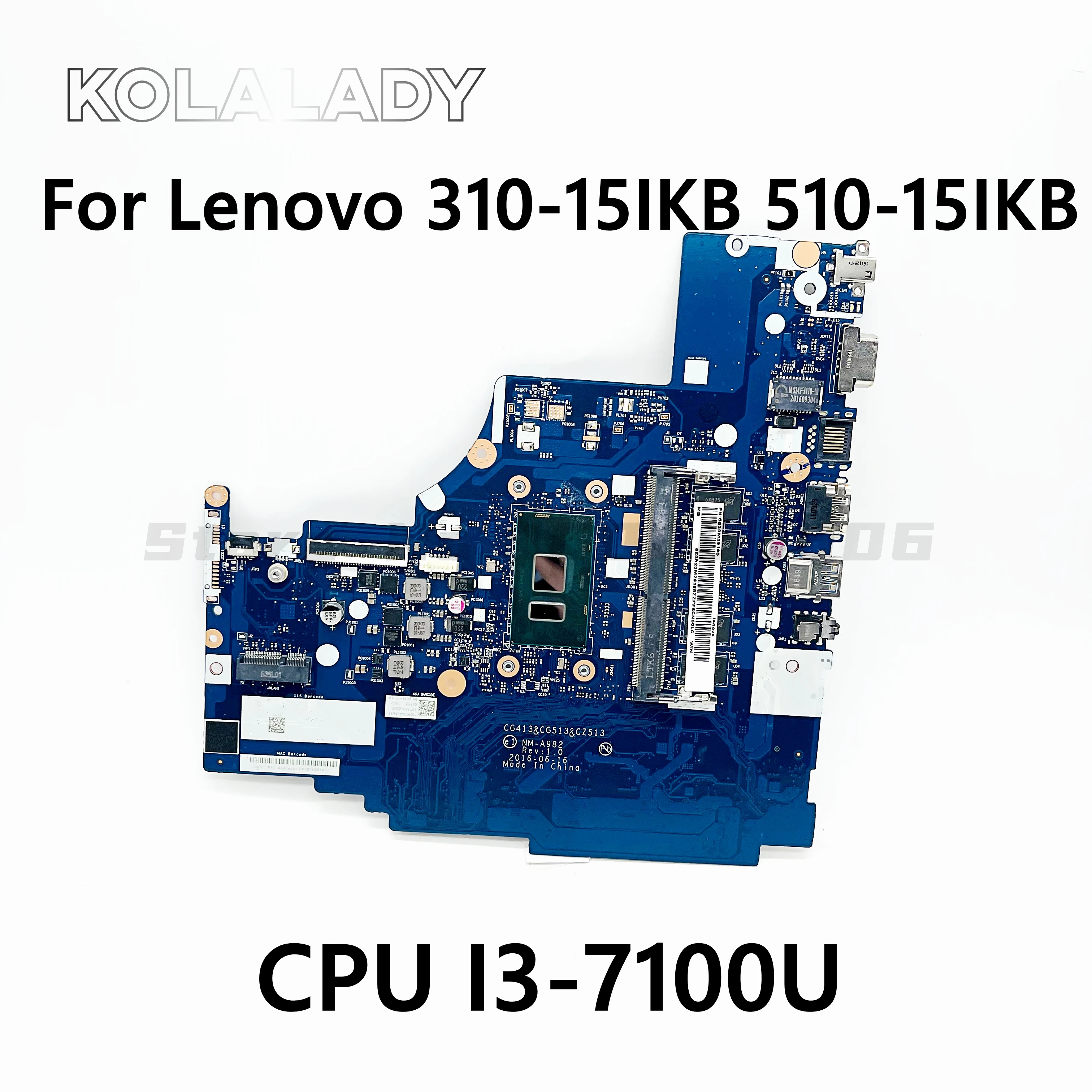 Для Lenovo 310-15IKB 510-15IKB материнская плата для ноутбука CG413 CG513 CZ513 с фотографией памяти