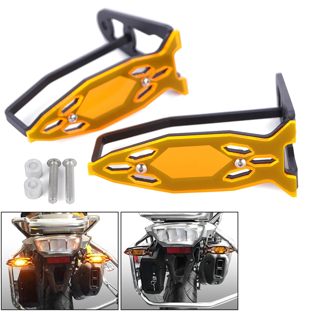 

Rear Long Turn Signal Light Cover Guard For BMW R1200GS F650GS F700GS F750GS F800GS F800GT F800R F800S F800ST F850GS Adv K1200R