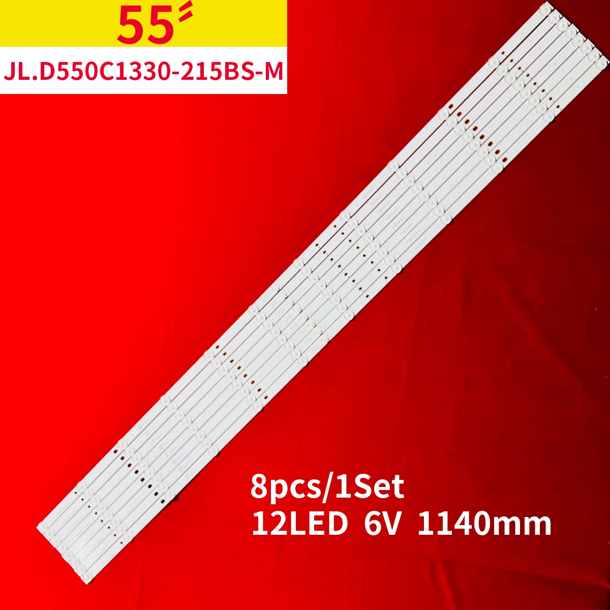 Светодиодная лента подсветки 12LED для телевизора 55 дюймов JL.D550C1330-215BS-M