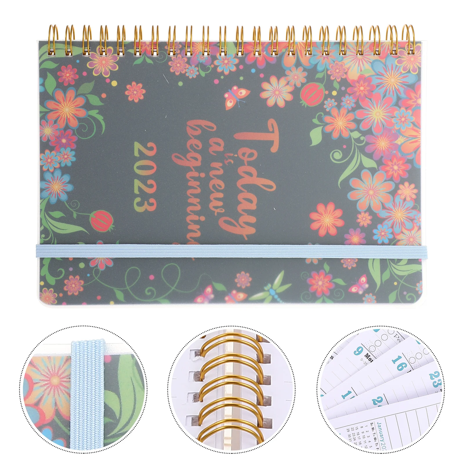 

Planner Book Notebook Monthly Weekly Daily Notepad Schedule Calendar Journal Spiral Academic Coil English Appointment Planning