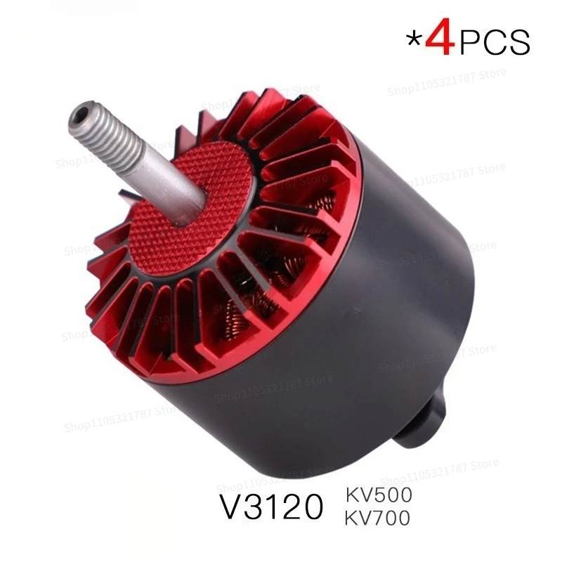 Фото Бесщеточный двигатель V3120 KV500 KV700 для 10-дюймовых дронов-квадрокоптеров, грузоподъемность 5 кг, для видеосъемки и полетов по пересеченной местности №4