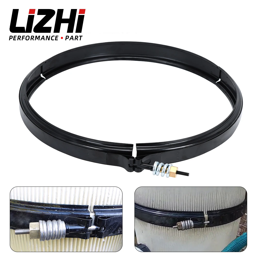 Фото 190003 Tension Control Clamp Kit Replacement for Pentair Pool and Spa Filter Tension Clamp Washer & Spring Barrel Nut Assembly №1