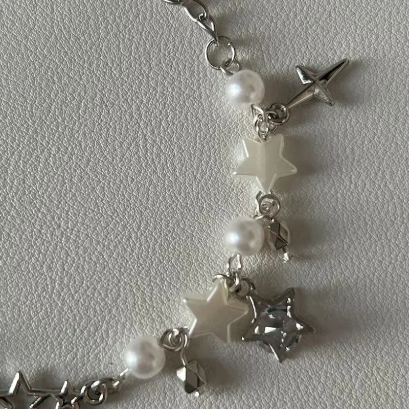 Y2K Симпатичные браслеты со звездой и луной дружба идеи подарков подвески из