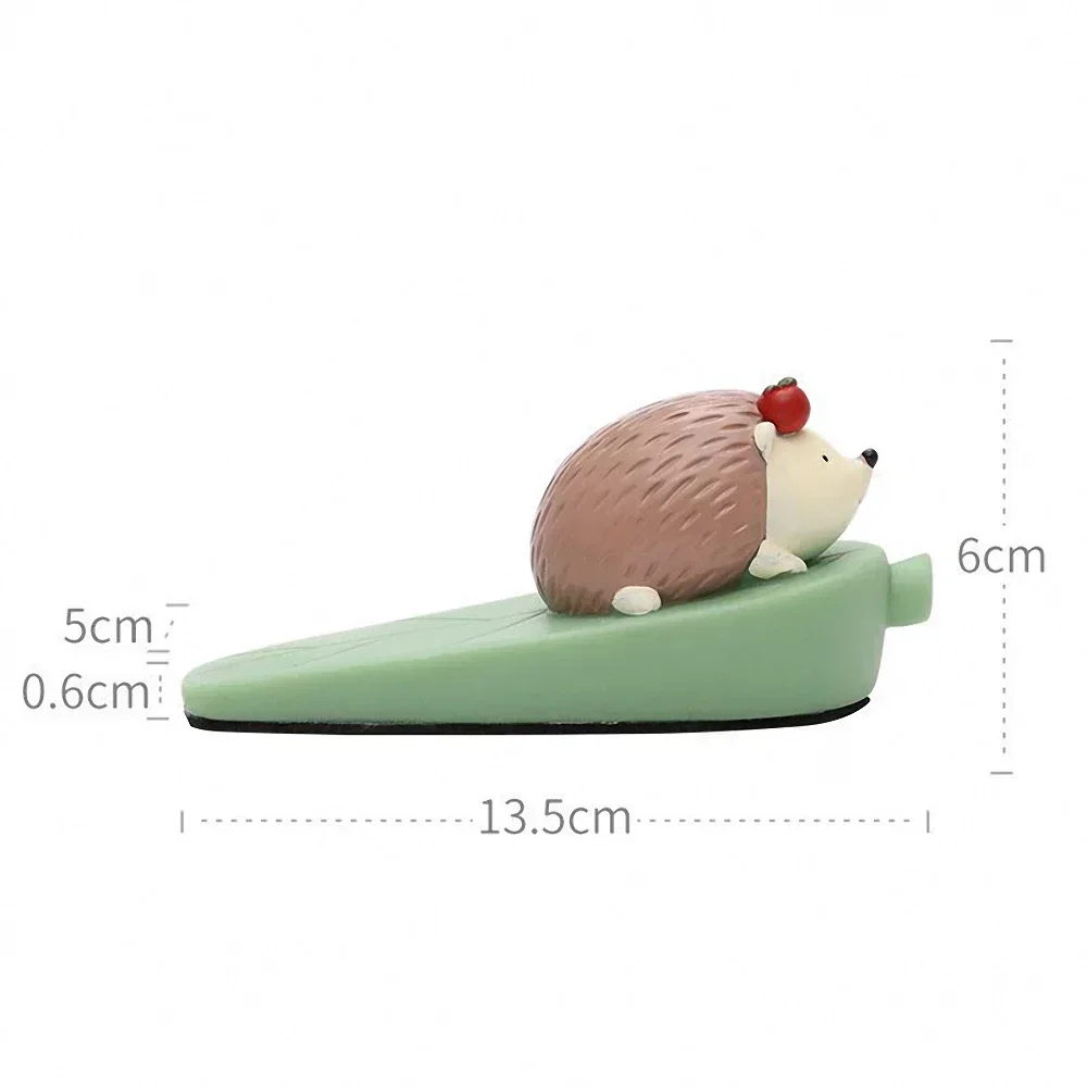 Силиконовые дверные стопоры с мультяшными животными, блокировочные клиновые дверные упоры, задний фиксатор двери для домашнего офиса, стопор для предотвращения столкновений