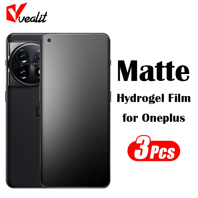 

1-3Pcs Matte Screen Protector Hydrogel Film For Oneplus 11 11R 10T 10R 9RT 9R 8T 7T 6T Ace 2 Pro Nord 2T CE 2 Lite N20 Not Glass