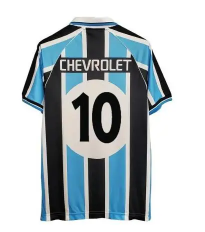 

Camisas clásicas para hombre, camisa Retro, 2000, 2001 Gremio Ronaldinho