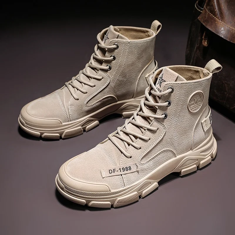 

Ботильоны мужские высокие, повседневные кроссовки, модная спортивная обувь для скейтбординга, весна