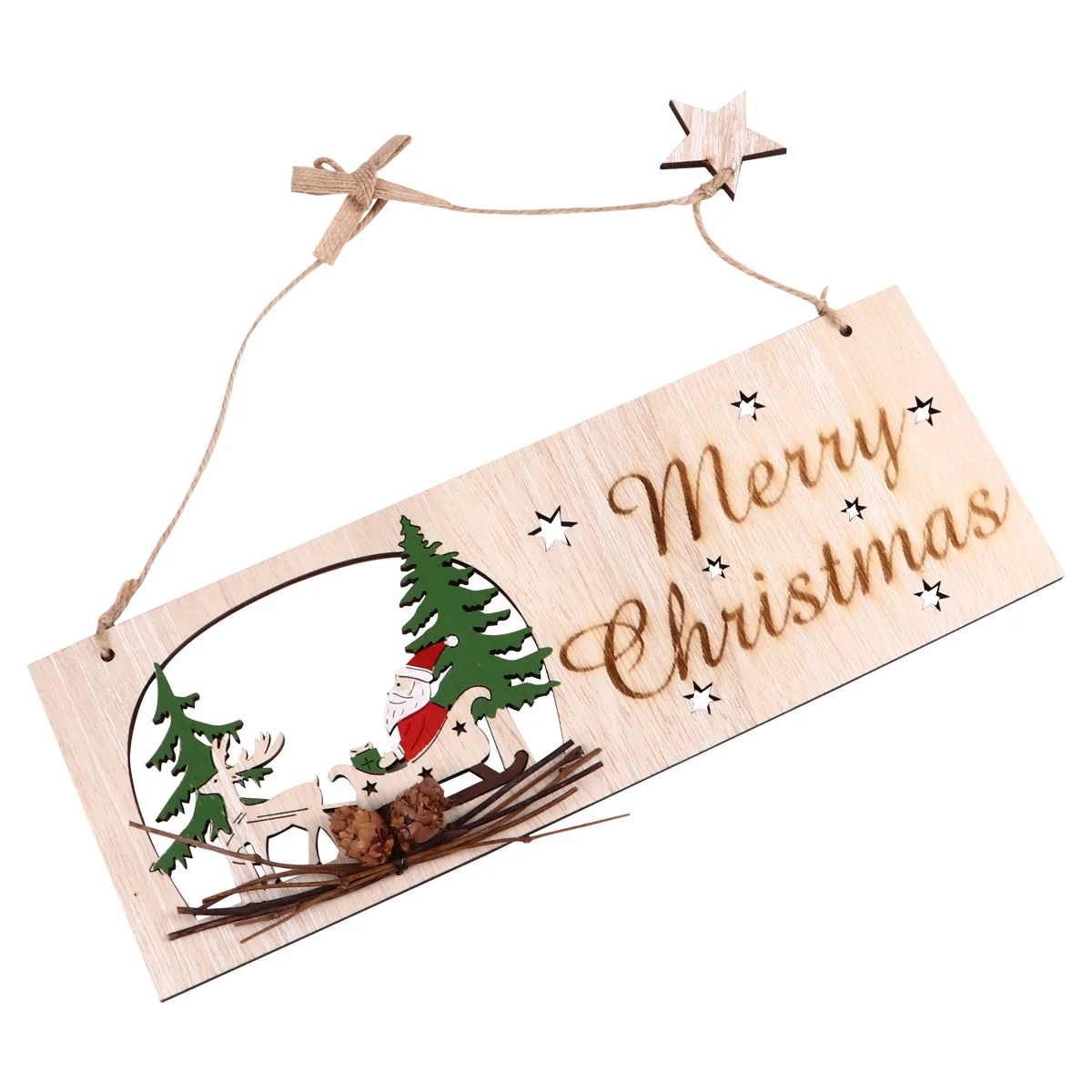 

1 шт. подвеска легкая ажурная креативная практичная доска для дома на Рождество