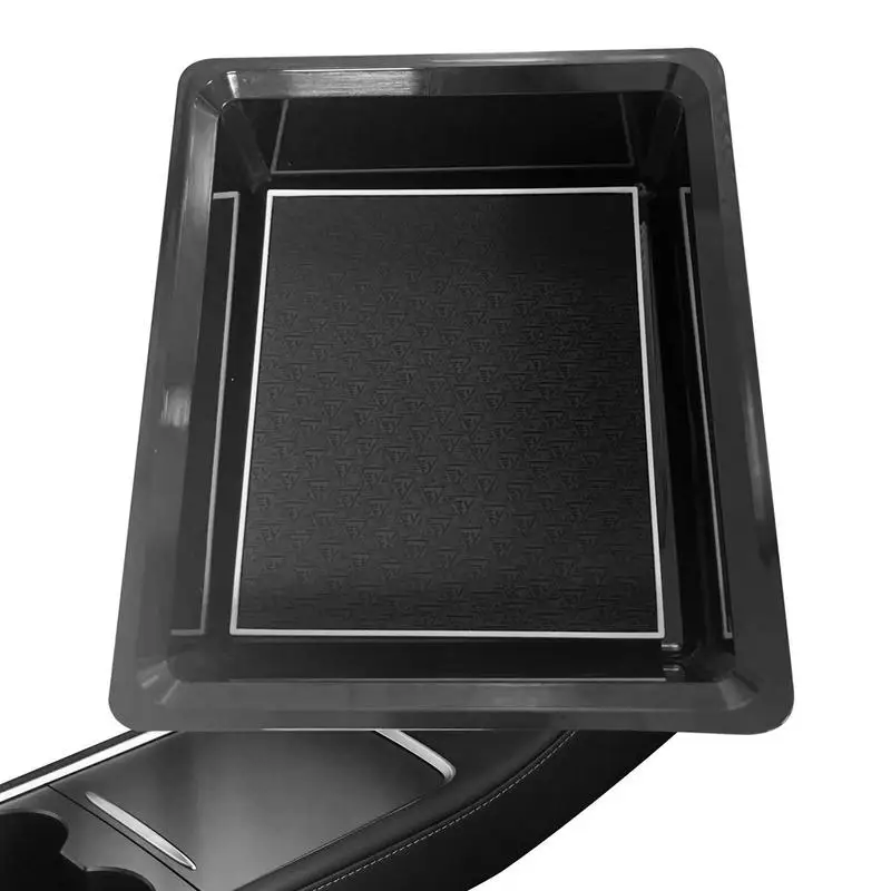 

Console Storage Box Upgraded ABS Organizer Containers Anti-slip Central Control Box With Shock-absorption And Smooth Surfaces