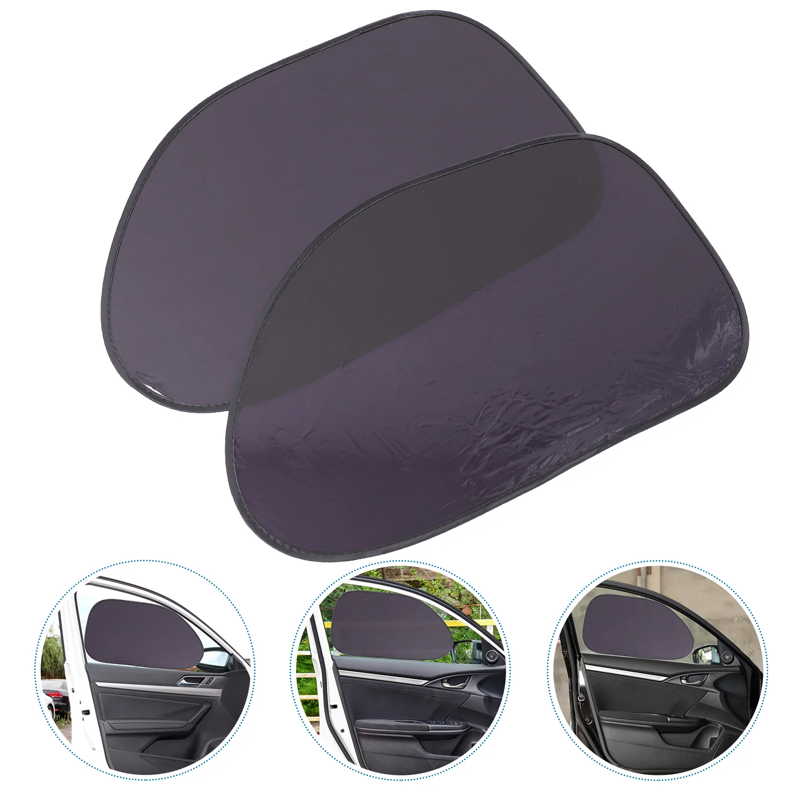 

4 Pcs Car Sunshades Retro Style Practical Window Cover Sun Visor for Car