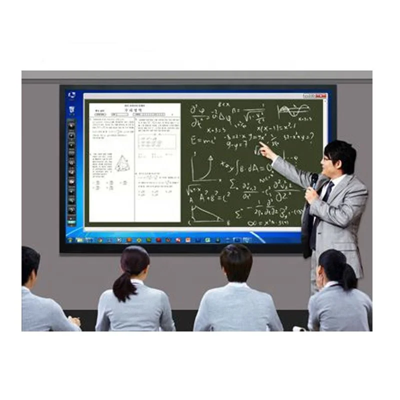55 / 65 / 75 / 86 inch smart meeting board for office, touch screen blackboard interactive whiteboard