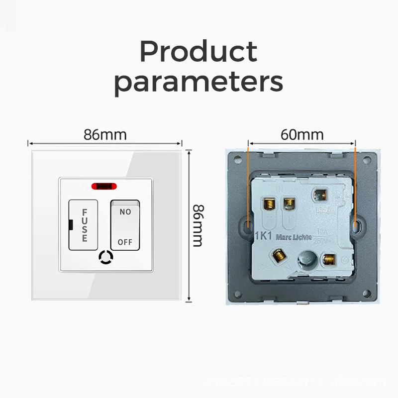 Коммутатор YINKA 13A с предохранителем британский переключатель электрический со