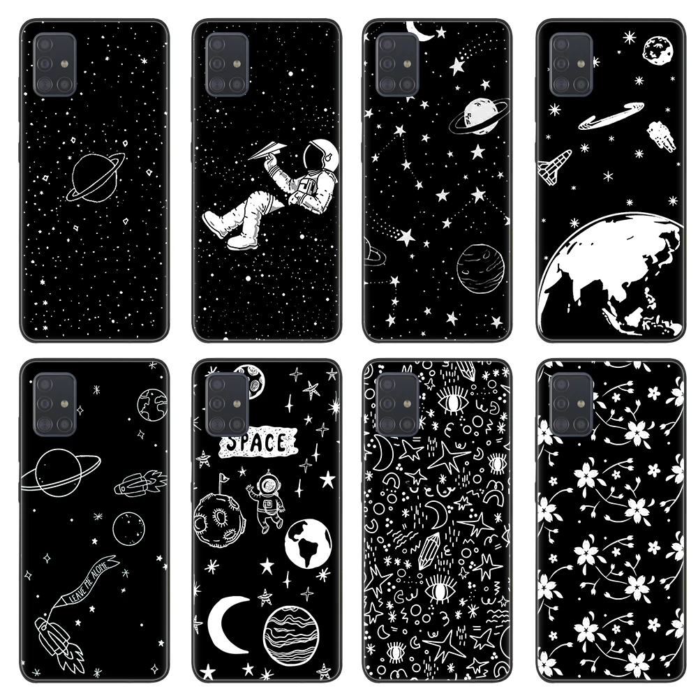 

Astronaut Planet Cover for Samsung Galaxy A52 A52S A72 A32 A22 4G A33 A53 5G A12 A50 A70 A51 A71 A72 A03Core A30 A20S A21S Case