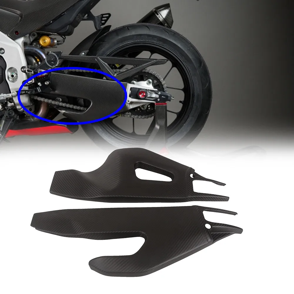 

For Aprilia RSV4 TUONO V4 2021 2022 2023 Carbon Fiber Swingarm Guard Protectors Motorcycle Swing Arm Cover Fairing