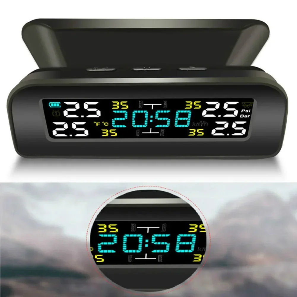 Цветной ЖК-дисплей TPMS в шинах режиме реального времени для мониторинга утечки