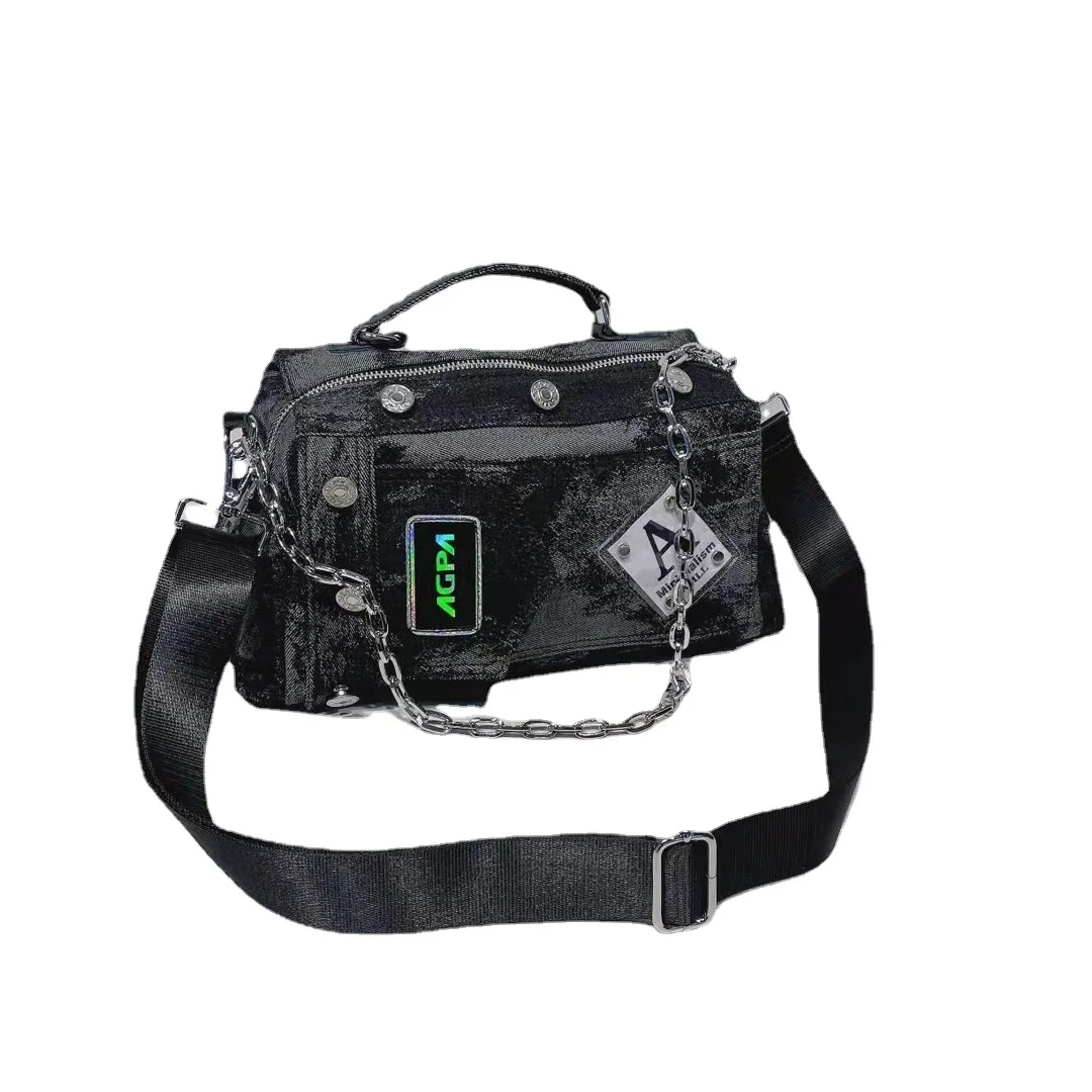 

CFUN YA Luxury Women Shoulder Bag Denim Crossbody Bags For Women Girls Messenger Pack Designer Brand Purses And Handbags 2022