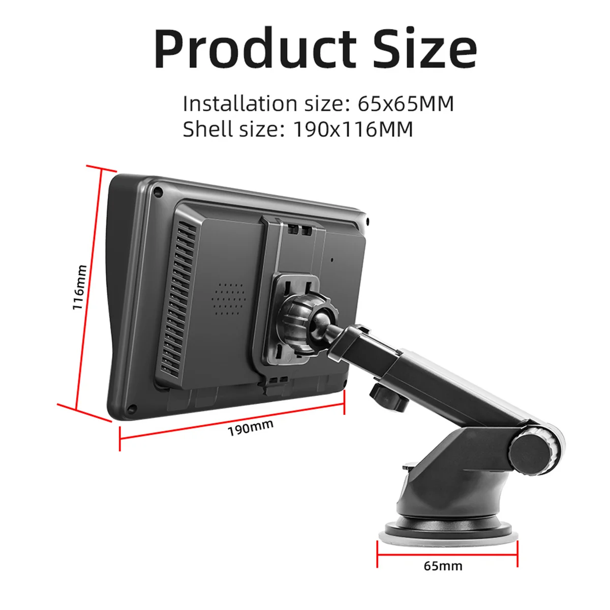 B5310 7-дюймовый автомобильный MP5 видеоплеер портативный CarPlay Универсальный