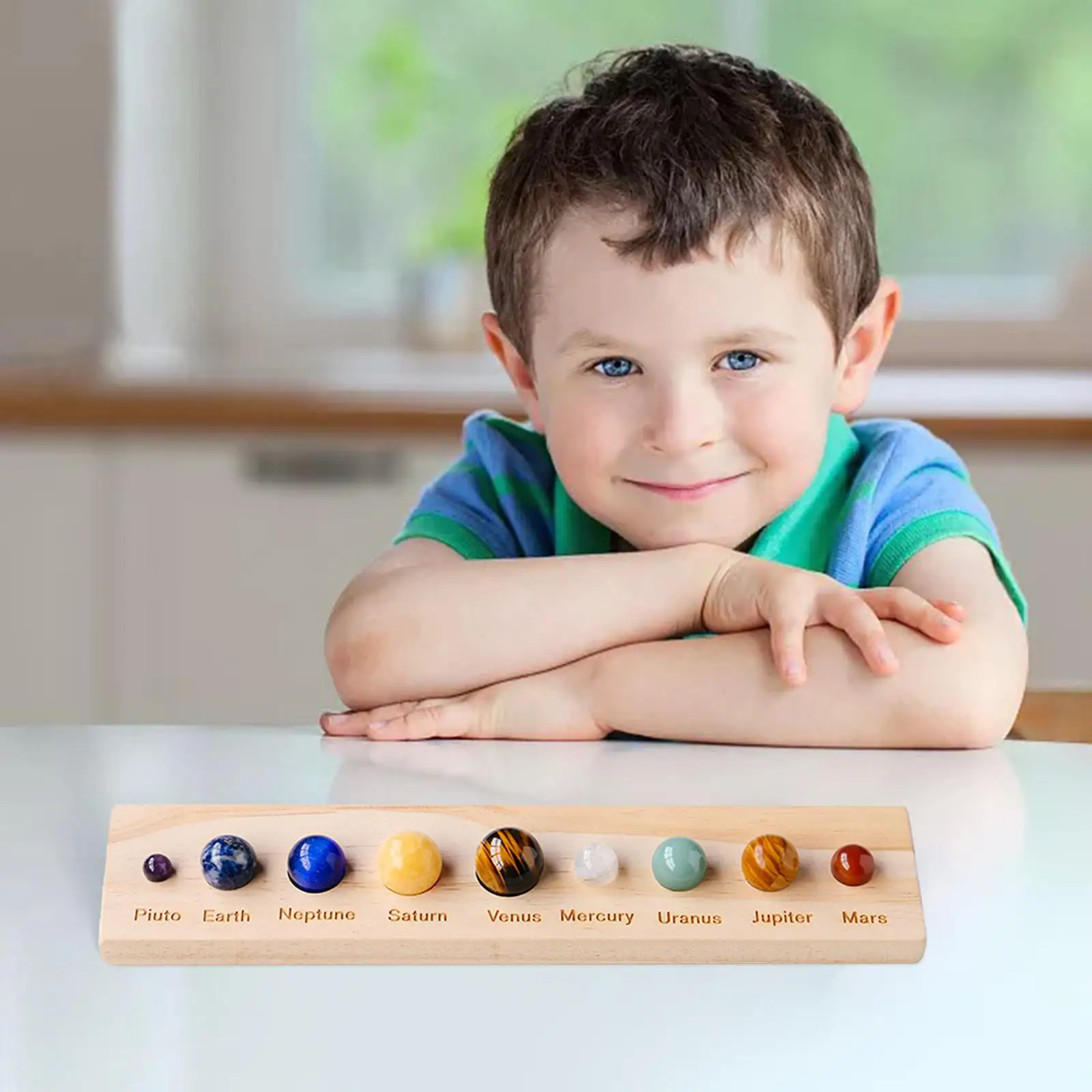 

Planets Figurines Bedroom Table Decoration Kids Educational Toy