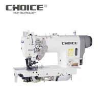 golden choice gc8728d direct drive side cutter double needle lockstitch sewing machine