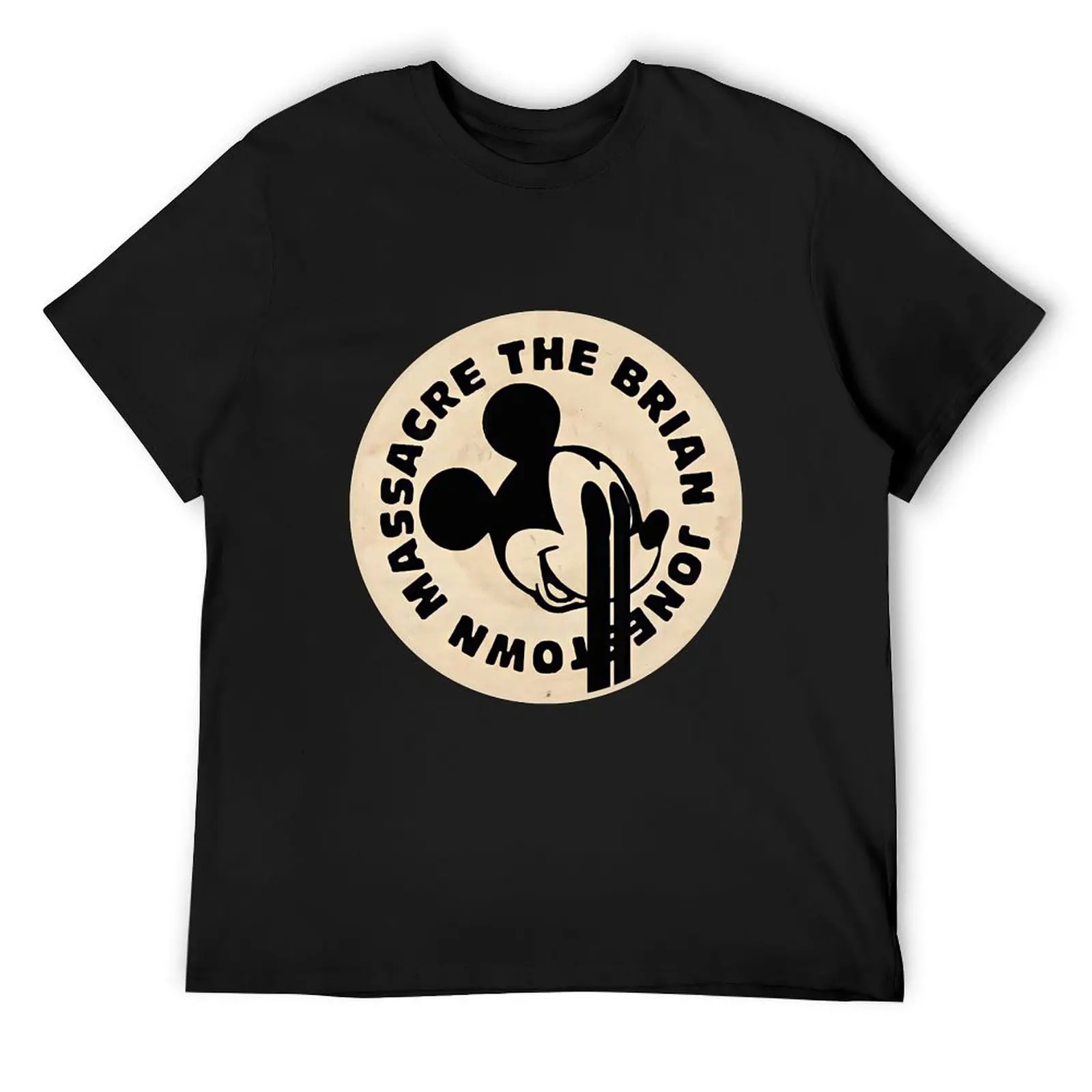 Футболка brian jonestown большие хлопковые футболки с рисунком тяжелого веса летние