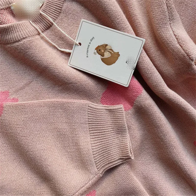 EnkeliBB KS 22AW зимние вязаные джемперы для мальчиков и девочек детские свободные