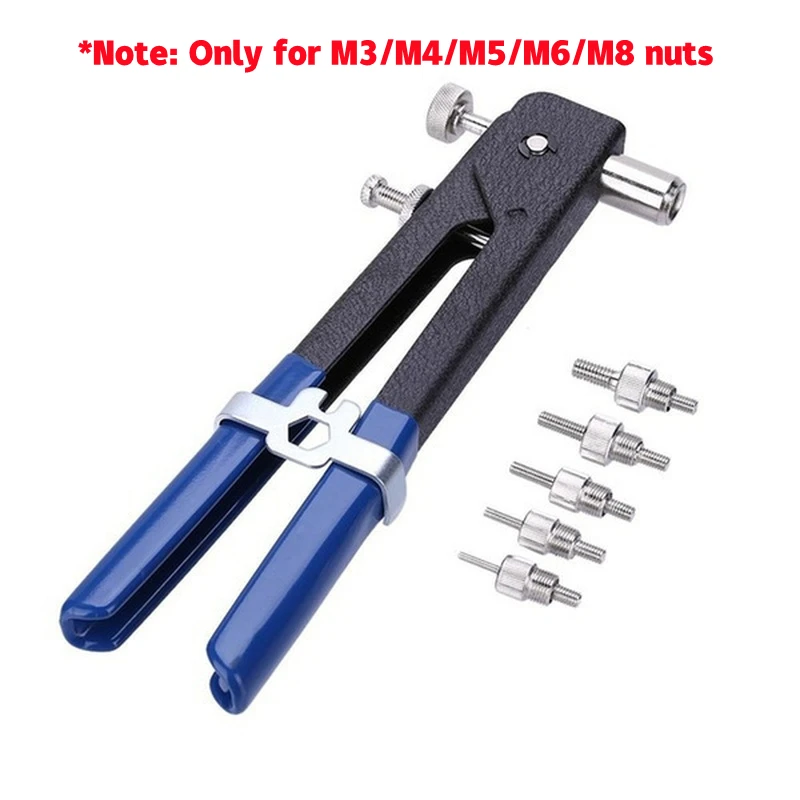 100 шт. заклепочные гайки из нержавеющей стали с плоской головкой в комплекте M3 M4 M5