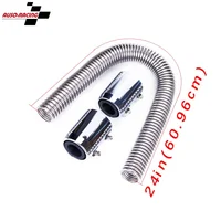 Car Modification Fittings Water Pipe Stainless Steel Hose Radiator Connecting Pipe Set Elbow Connector24 36 48-Inch