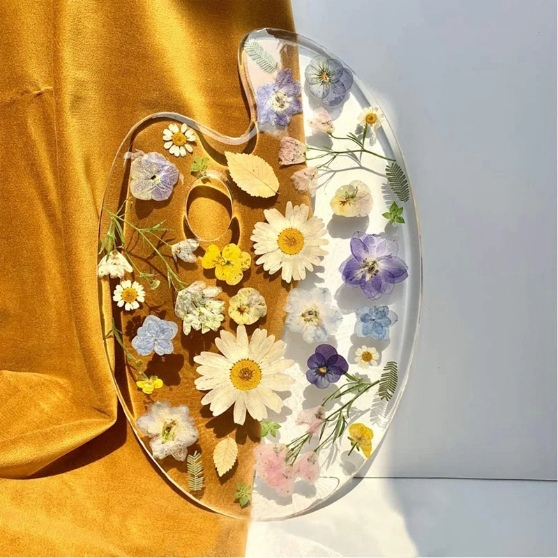 Форма для полимерной палитры ручной работы форма рисования подставка коврик